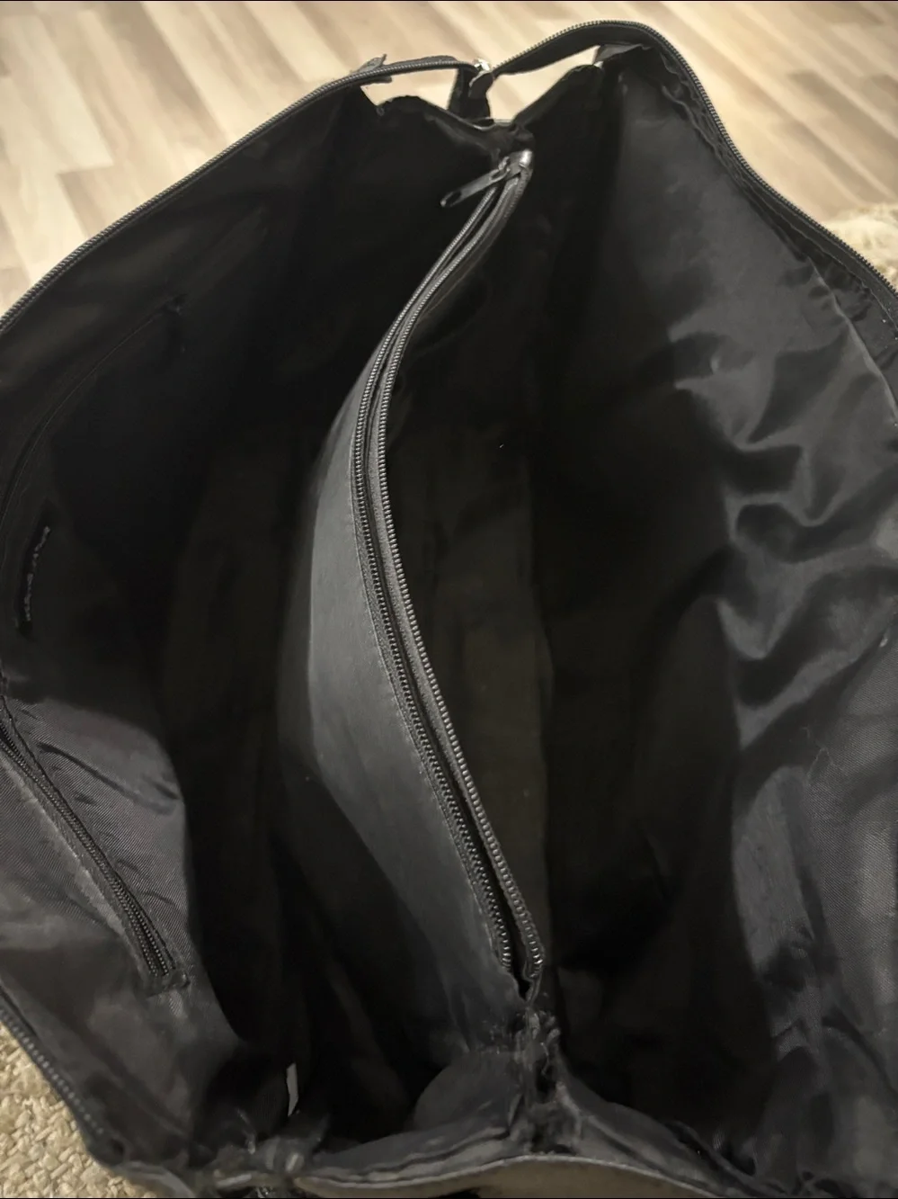 WILSONS LEATHER Laptop/Briefcase Bag Black‎ Strap/Handle